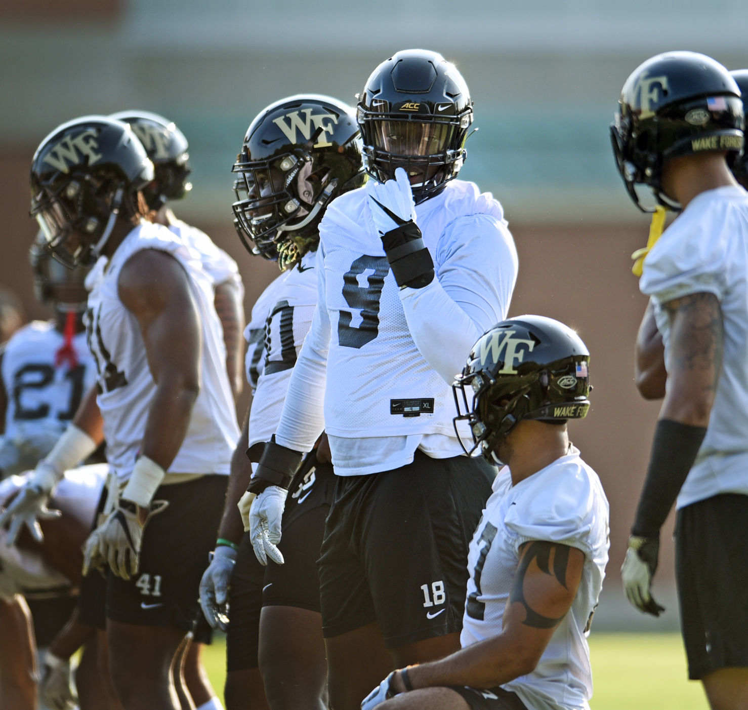 Wake Forest First Day of Football Practice